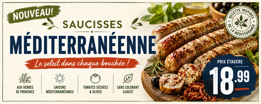 Saucisses Méditerranéenne