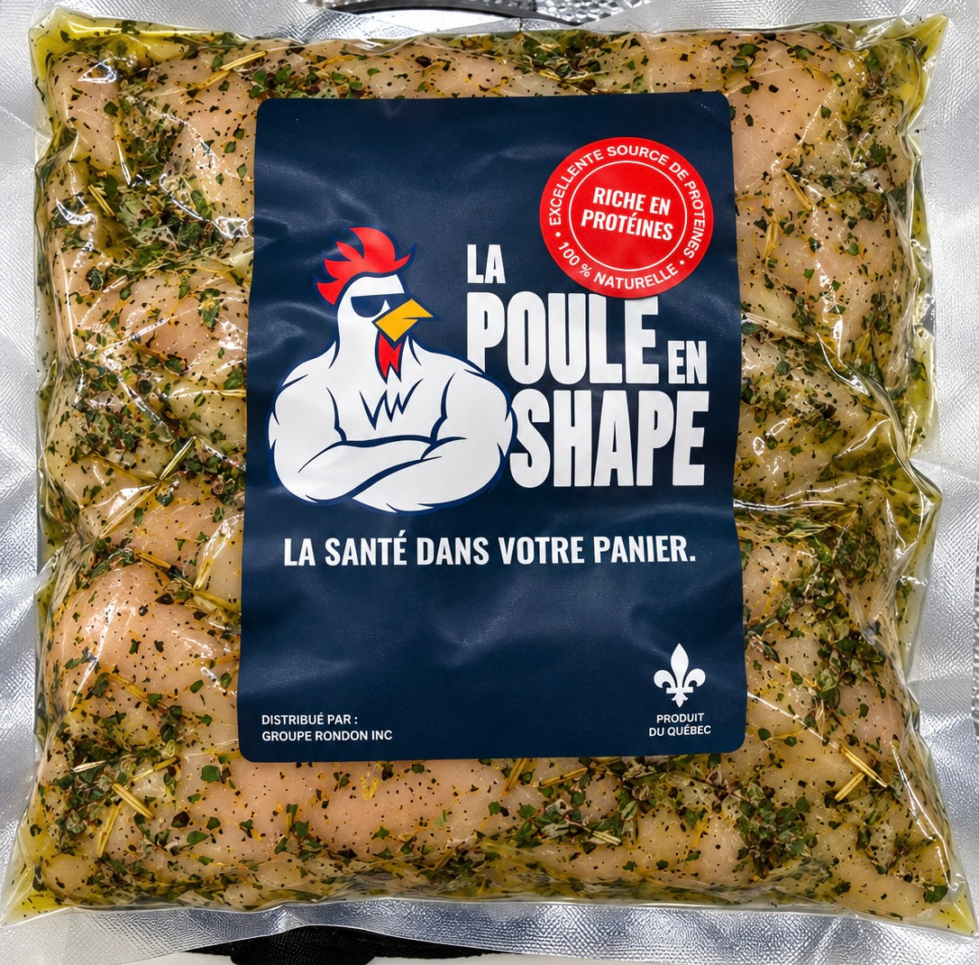 Filet de poitrine de poulet Herbes de Provence ( 1kg )