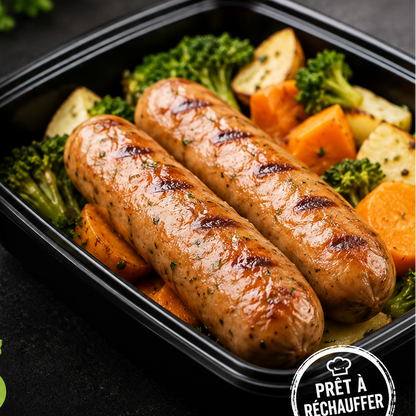 Saucisses Poulet lime coriandre  - Prêt a manger