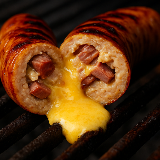 Saucisses Poulet, Smoked Meat & Fromage ALLEGRO( 4 par paquet )