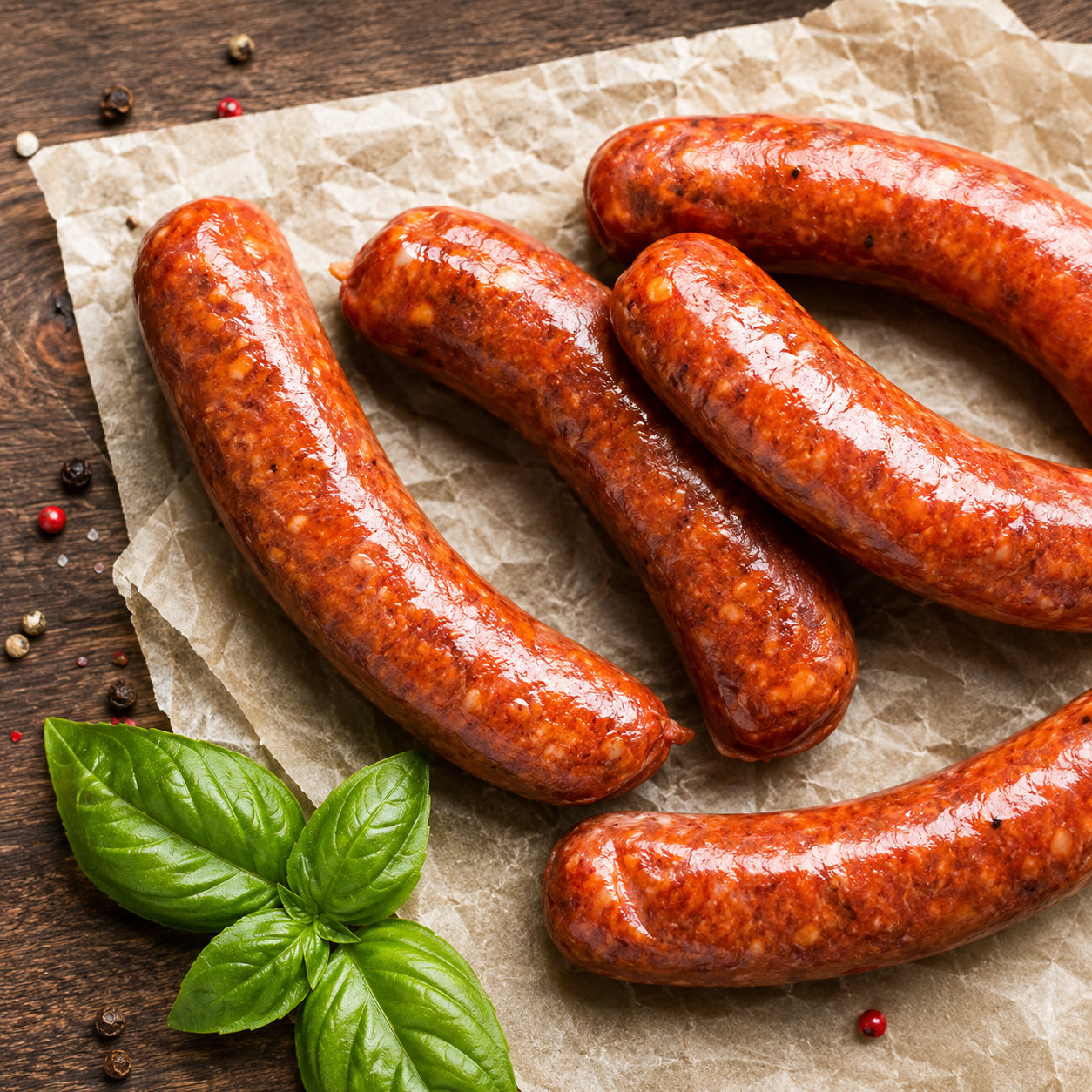 Saucisses Italie Douce  ( 4 per paquet )