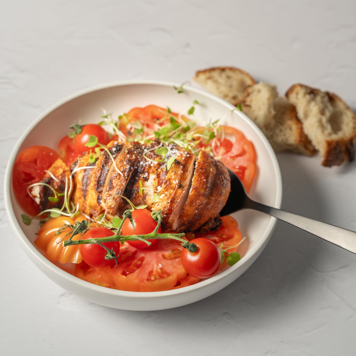 Poitrine de poulet a Basquaise  — Prêt à manger
