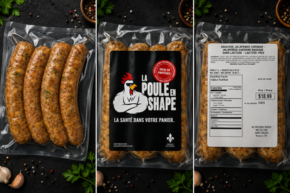Saucisses de poulet Jalapeño & Cheddar