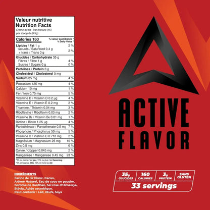 CREME DE RIZ ACTIVE FLAVOR CHOCOLAT