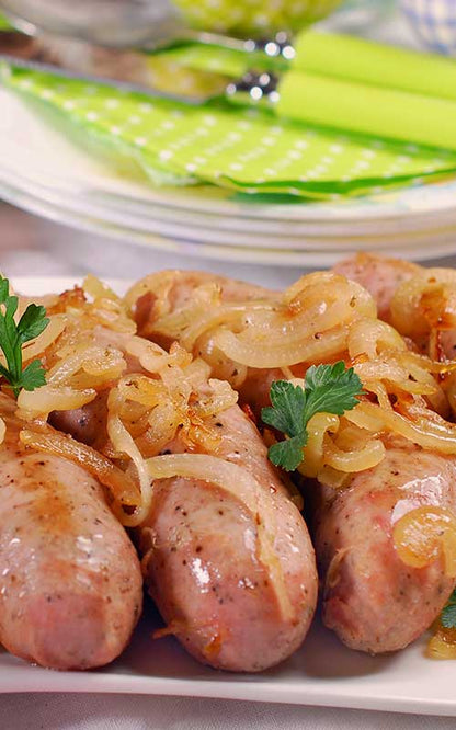 Saucisses Oignon Berne( 4 par paquet )
