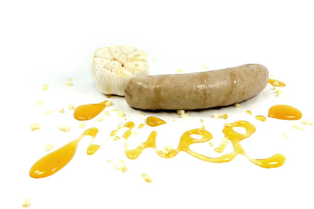 Saucisses Miel & Ail( 4 par paquet )