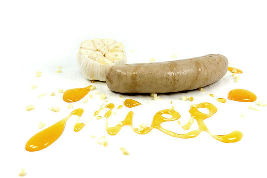 Saucisses Miel & Ail( 4 par paquet )